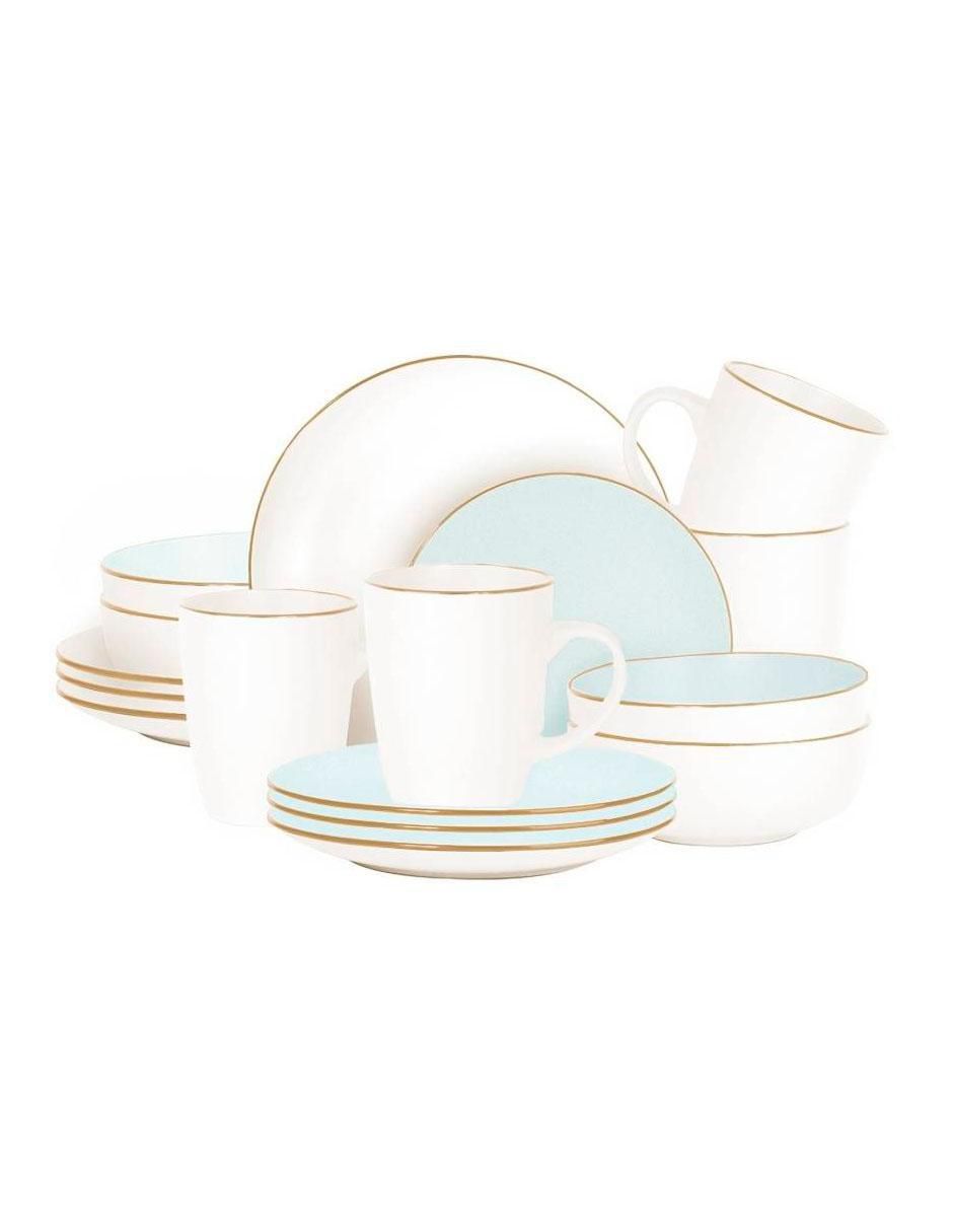 Vajilla cerrada Chefmaker de porcelana para 4 personas