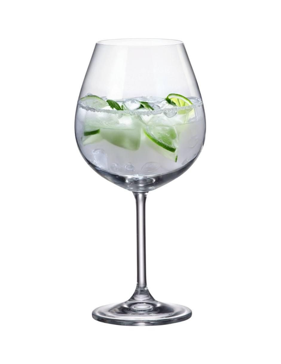 Copa para gin Bohemia Colibrí de vidrio 6 piezas 2