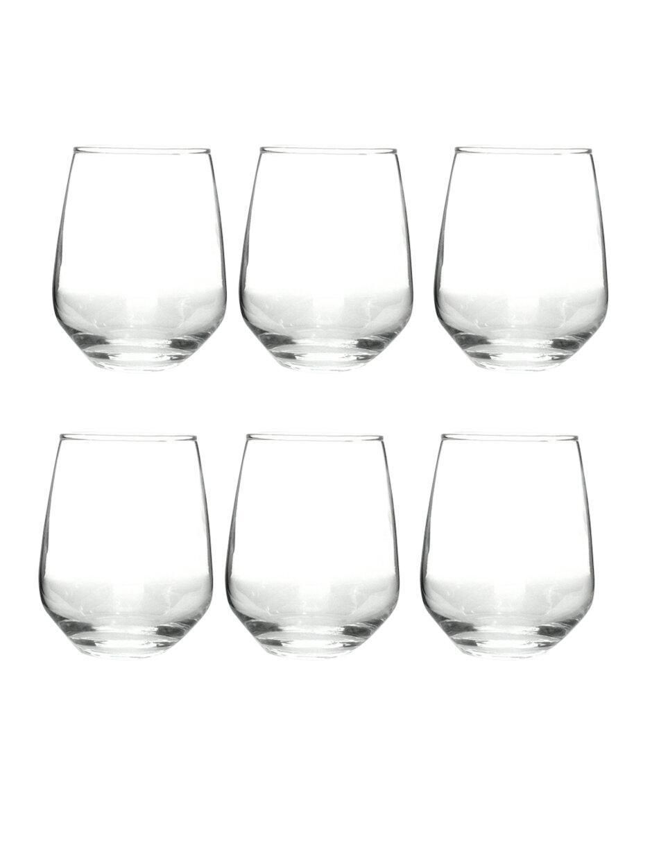 Set de vasos para agua de vidrio con 6 piezas Set de vasos para agua de vidrio con 6 piezas