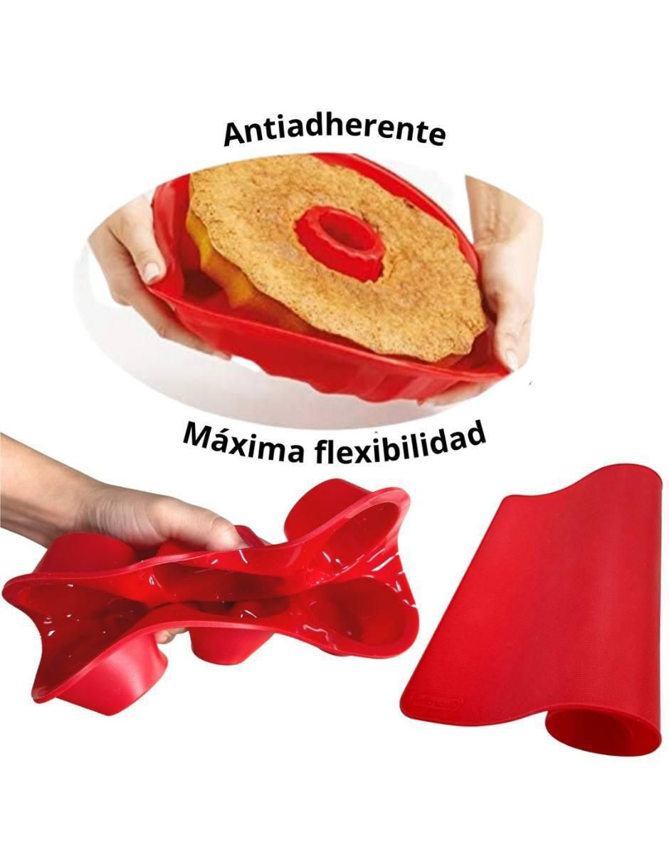 Molde para gelatinas silicón redondo