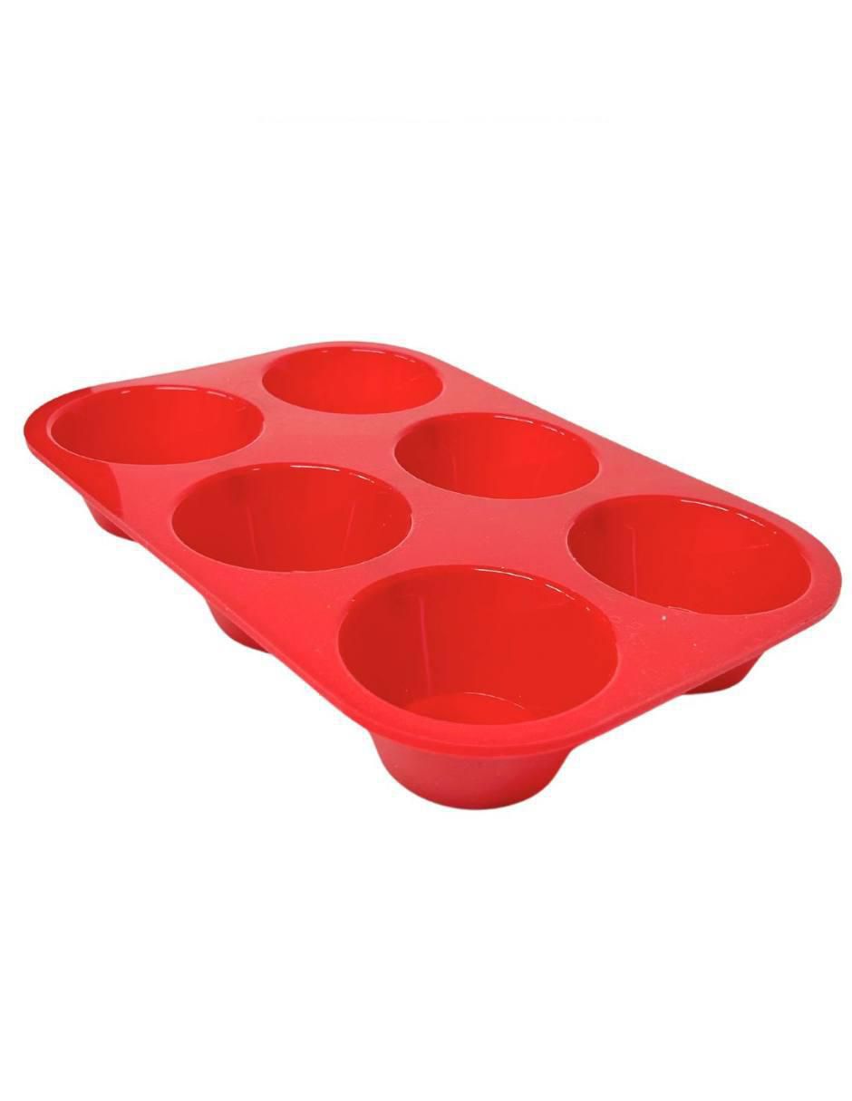 Molde cupcake silicón rectangular