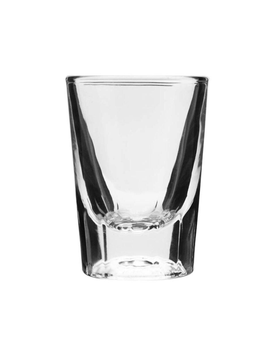 Set de vasos tequileros de vidrio con 6 piezas 2