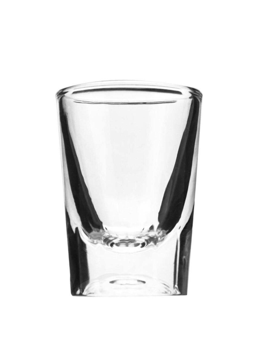 Set de vasos tequileros de vidrio con 6 piezas 3