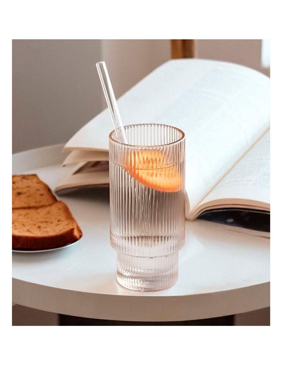 Set de vasos para agua de vidrio con 4 piezas 2
