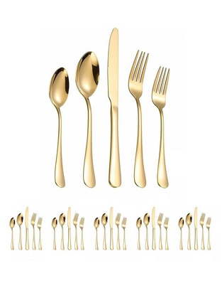 Set cubiertos acero 30 piezas Set cubiertos acero 30 piezas