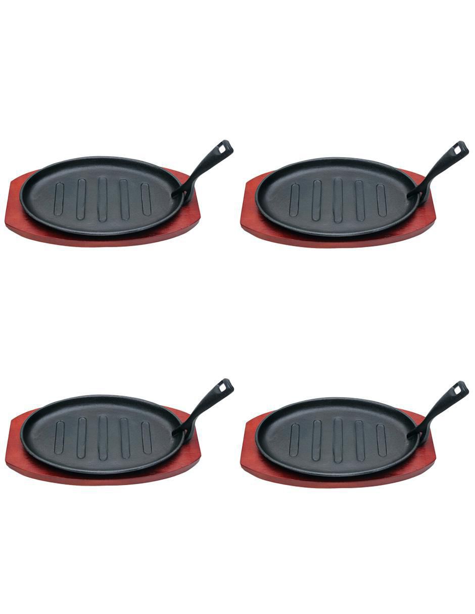 Set de sartenes de hierro fundido 4 piezas Set de sartenes de hierro fundido 4 piezas