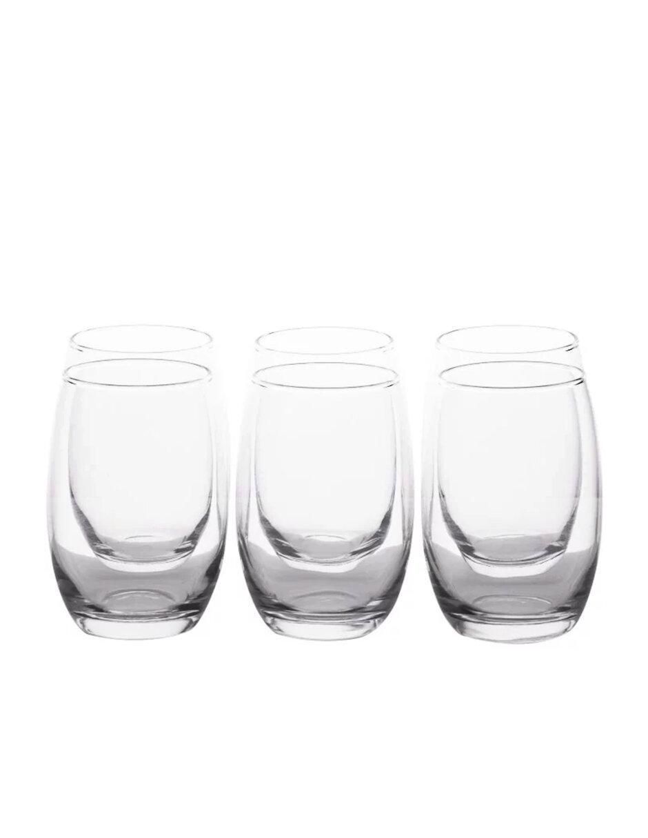 Set de vasos para agua de vidrio con 6 piezas 2