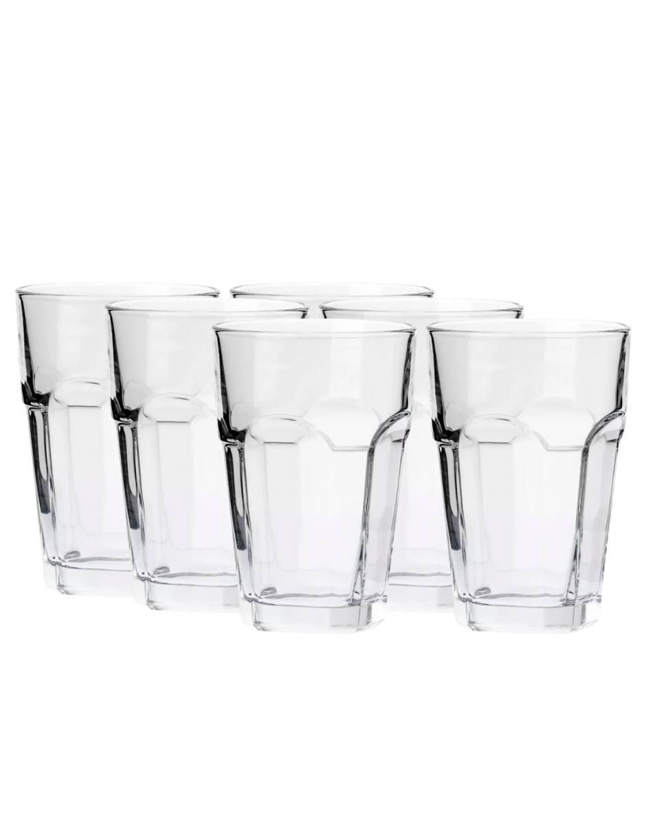 Set de vasos para agua San Marco de vidrio con 6 piezas