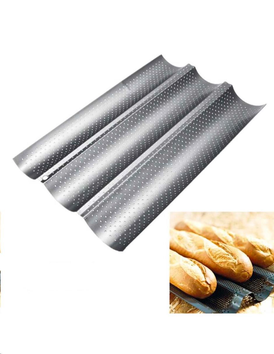Molde pan acero rectangular 3