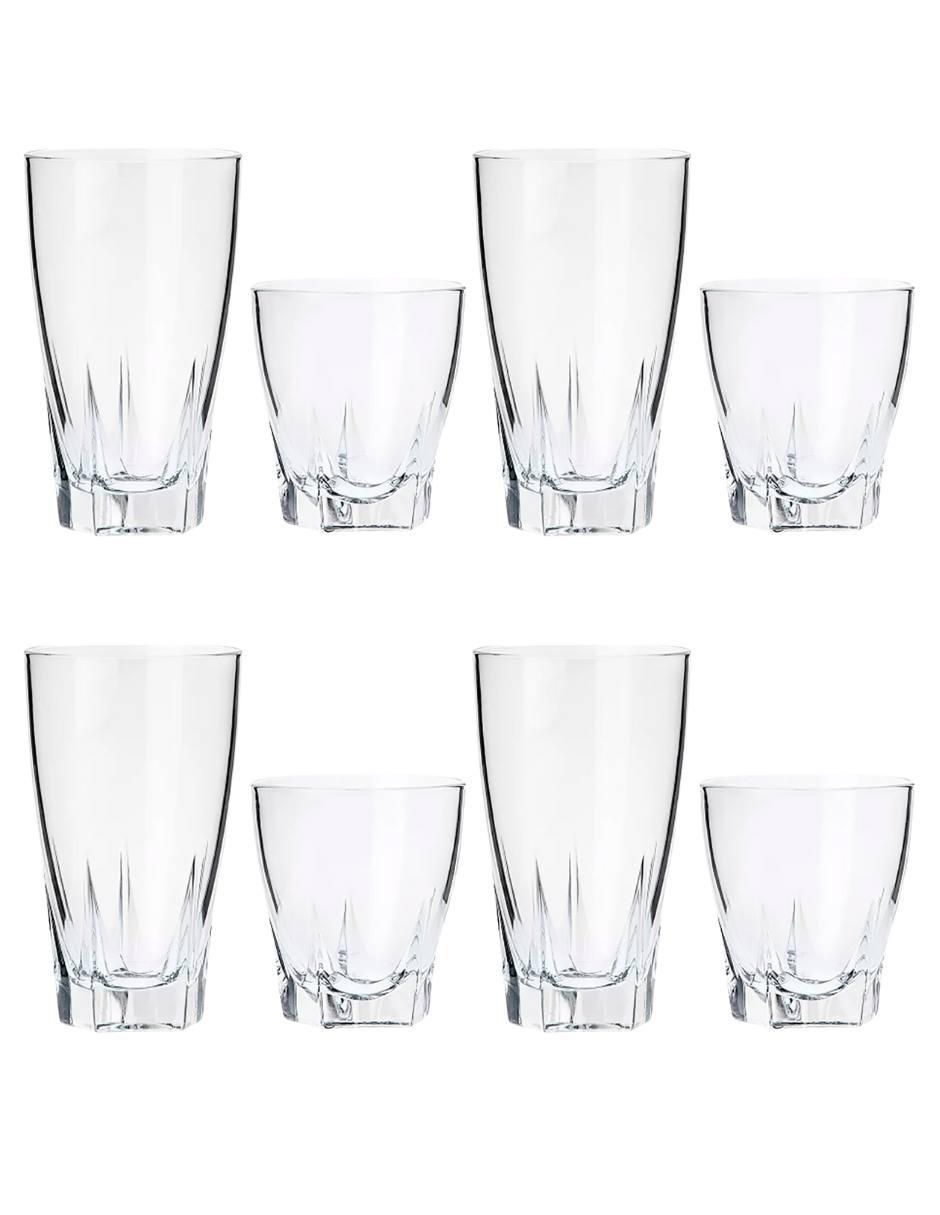 Set de vasos para agua Camelot de vidrio con 8 piezas Set de vasos para agua Camelot de vidrio con 8 piezas