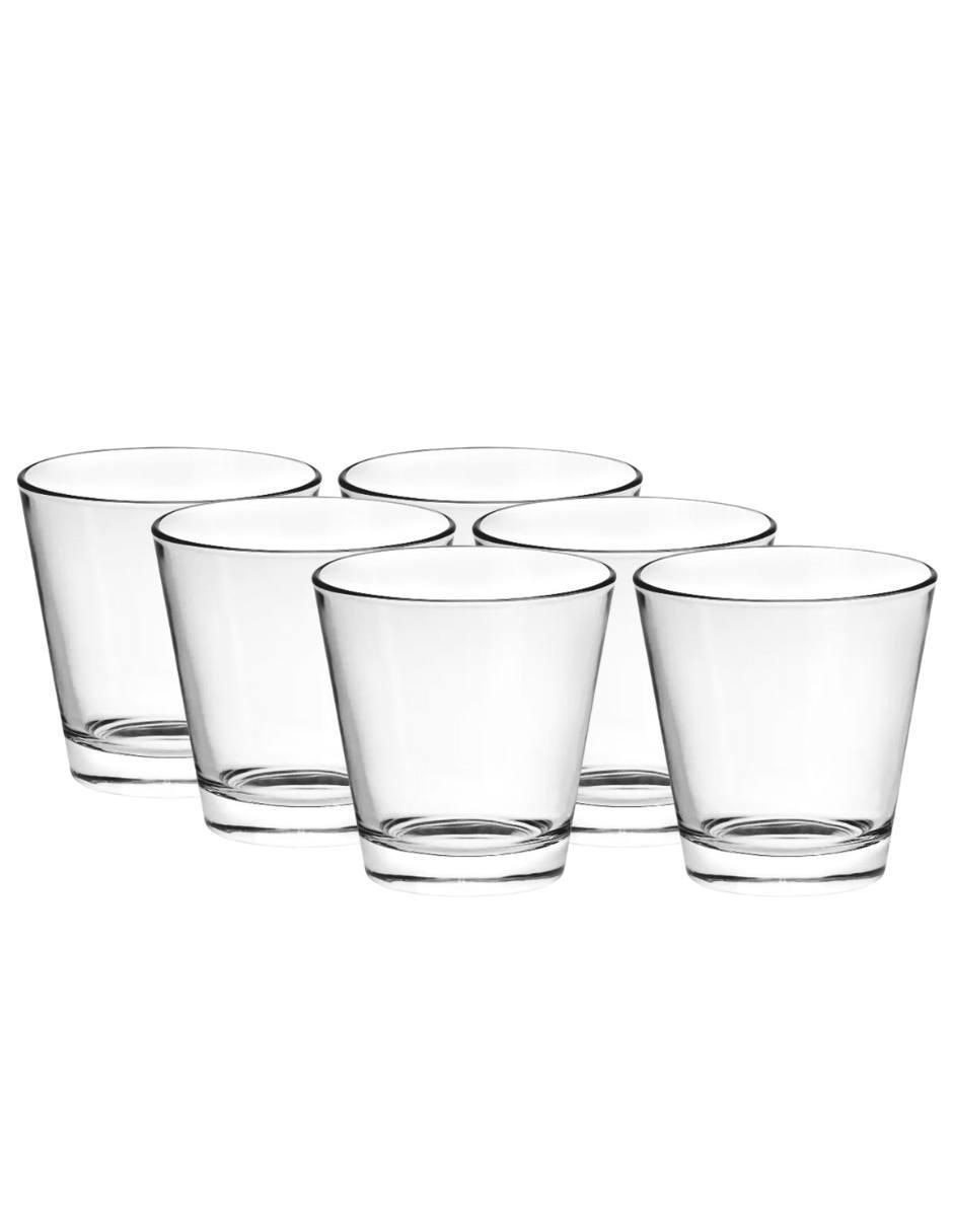 Set de vasos para agua Conic de vidrio con 6 piezas Set de vasos para agua Conic de vidrio con 6 piezas