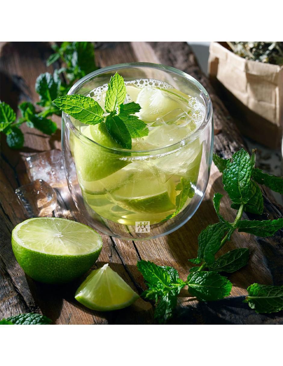 Set de vasos para agua Sorrento de vidrio con 2 piezas 3