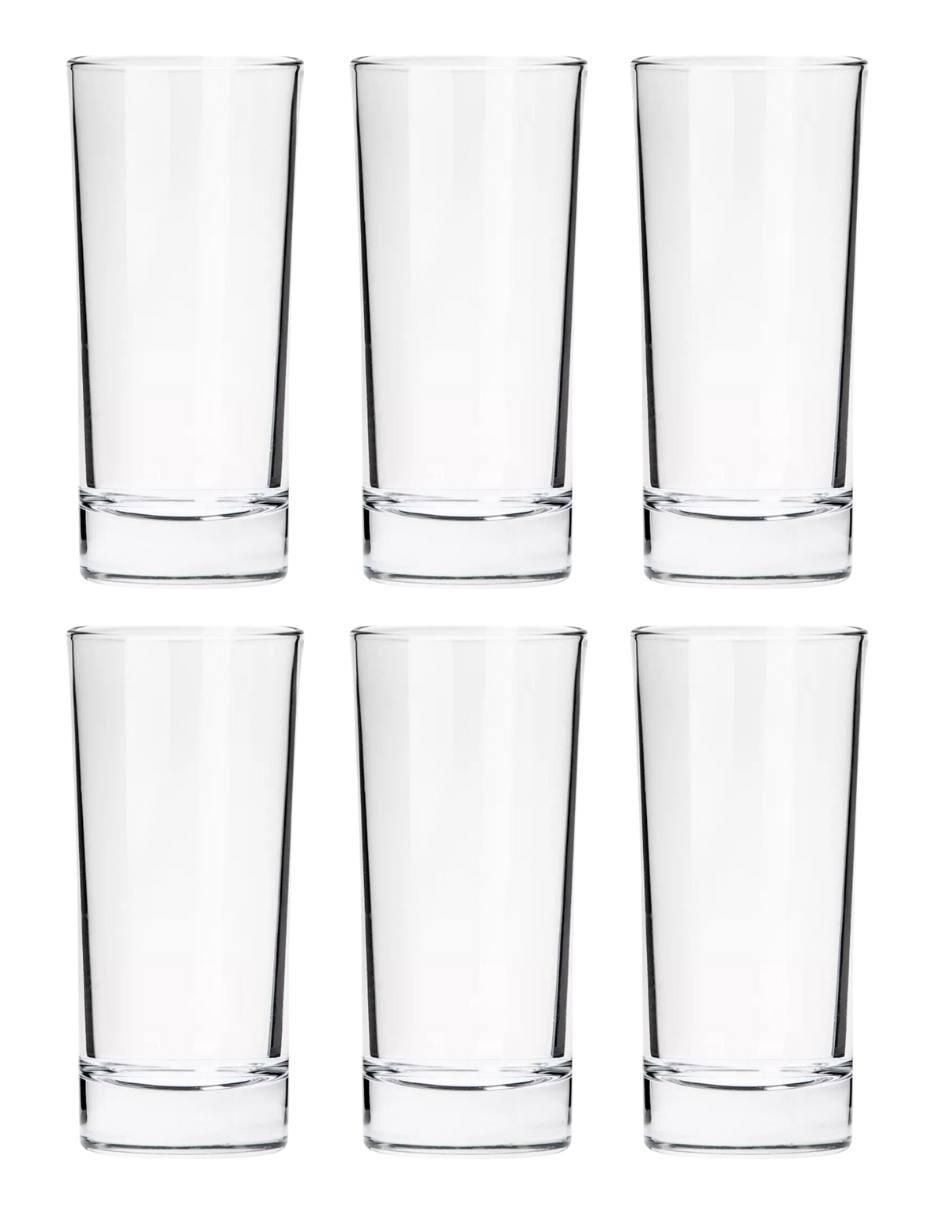 Set de vasos para agua Stelvio de vidrio con 6 piezas