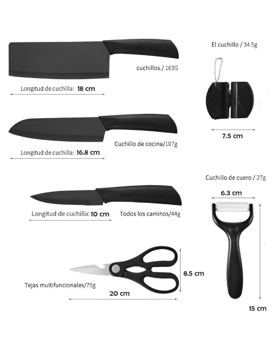 Set de cuchillos utilitario 6 piezas