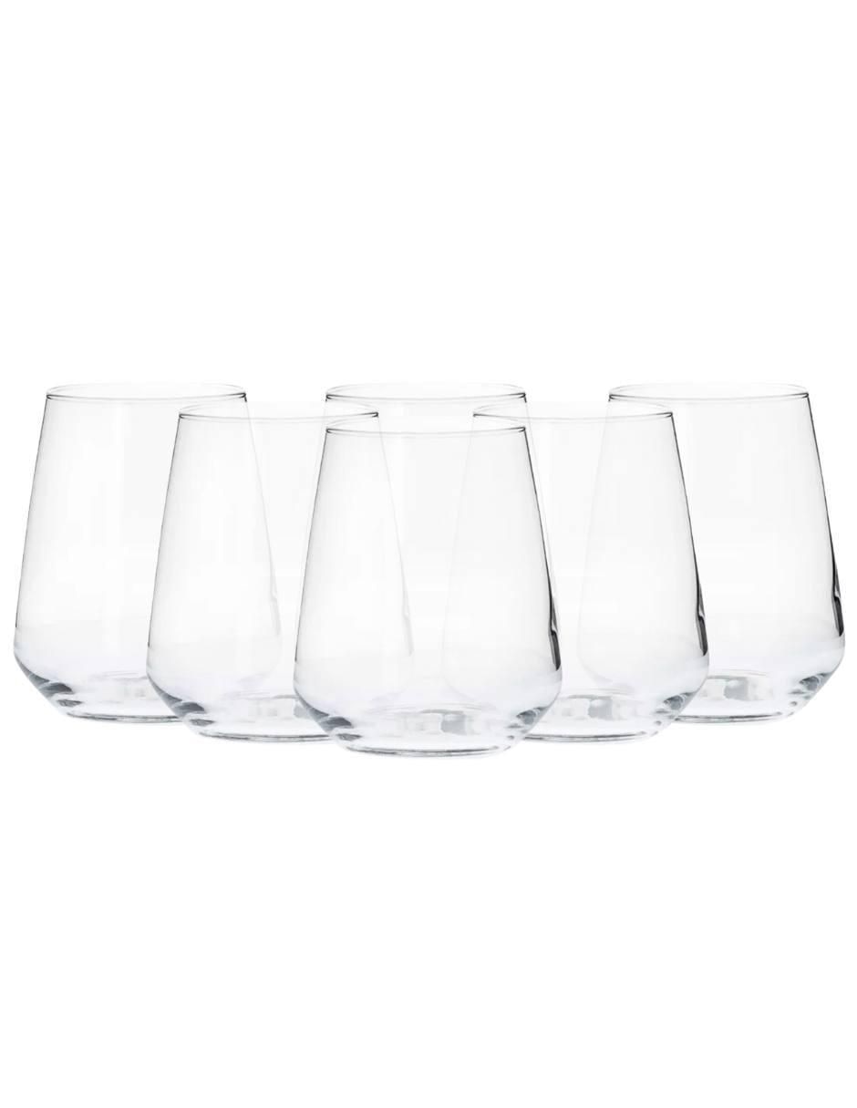 Set de vasos para agua Contea de vidrio con 6 piezas