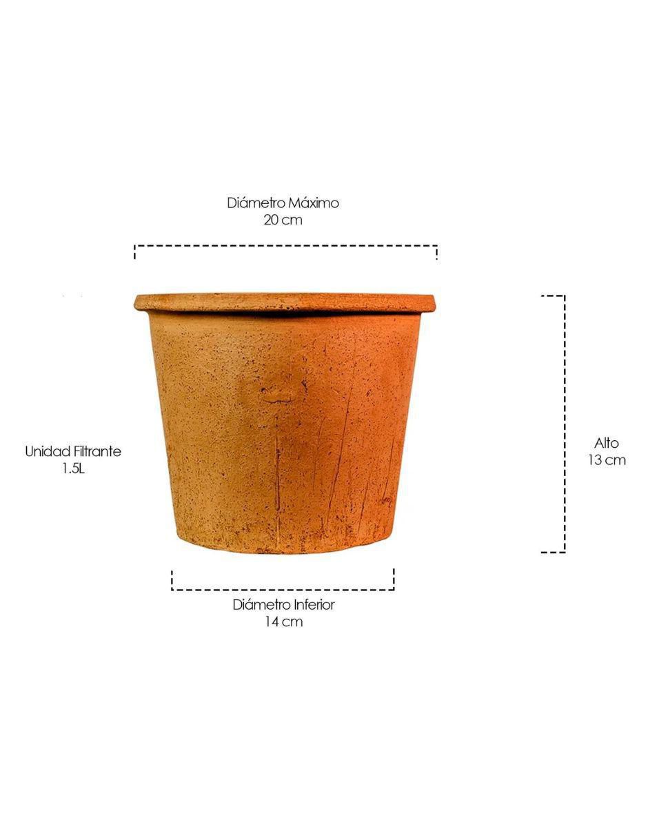 Repuesto filtro agua Ecofiltro Carbón activado granular unidad filtrante 1.5l