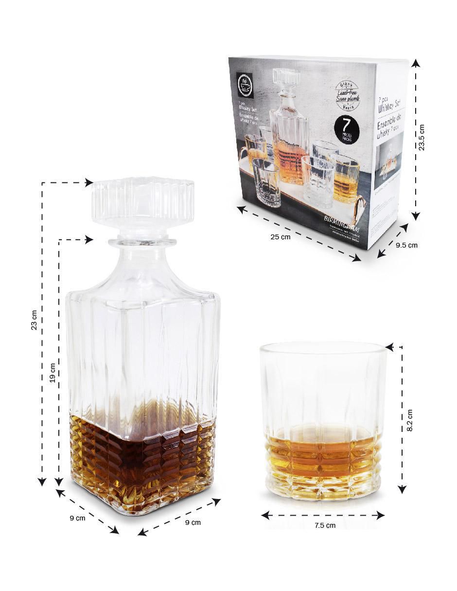 Decantador de cristal 9