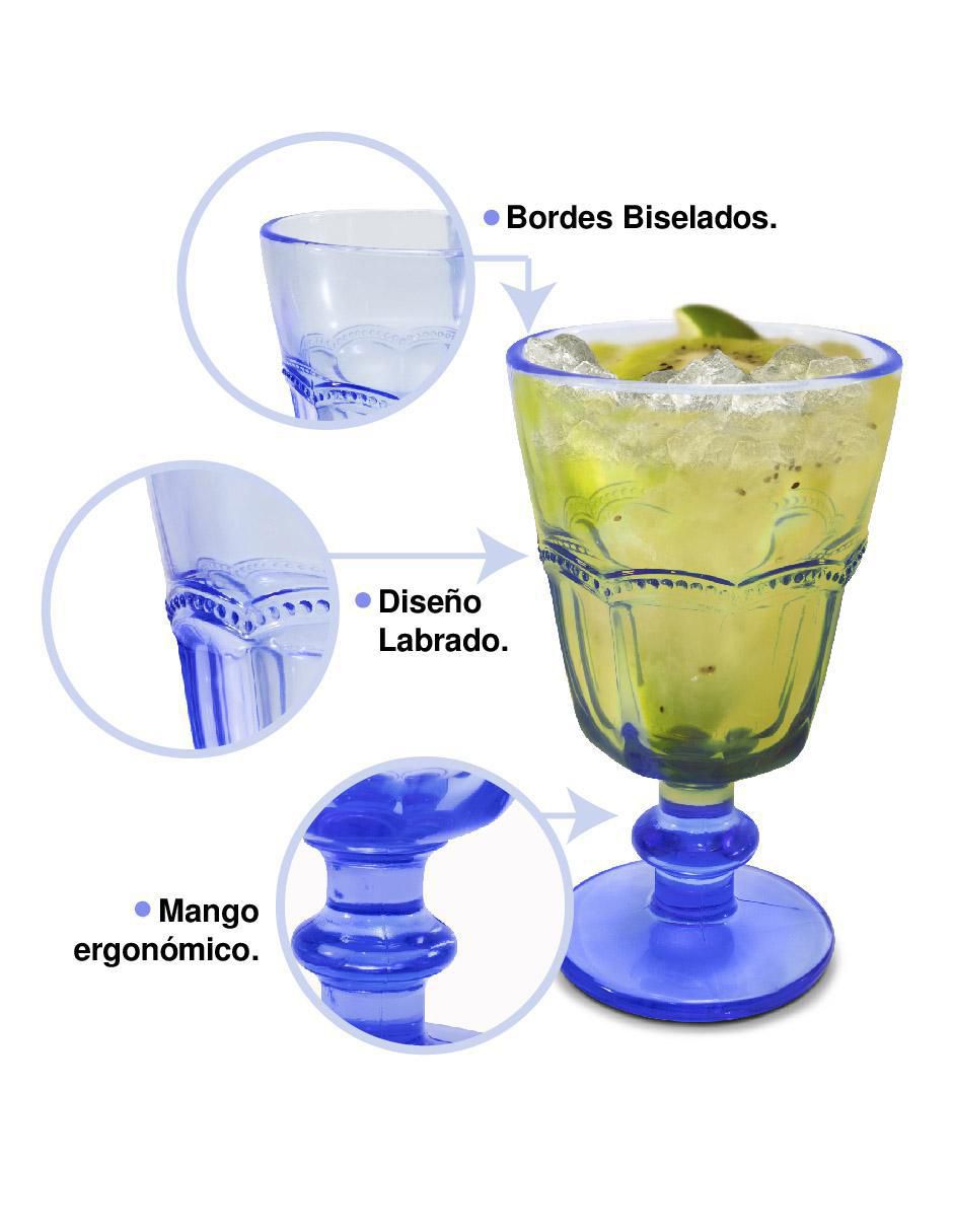 Copa para cóctel de vidrio 6 piezas 3