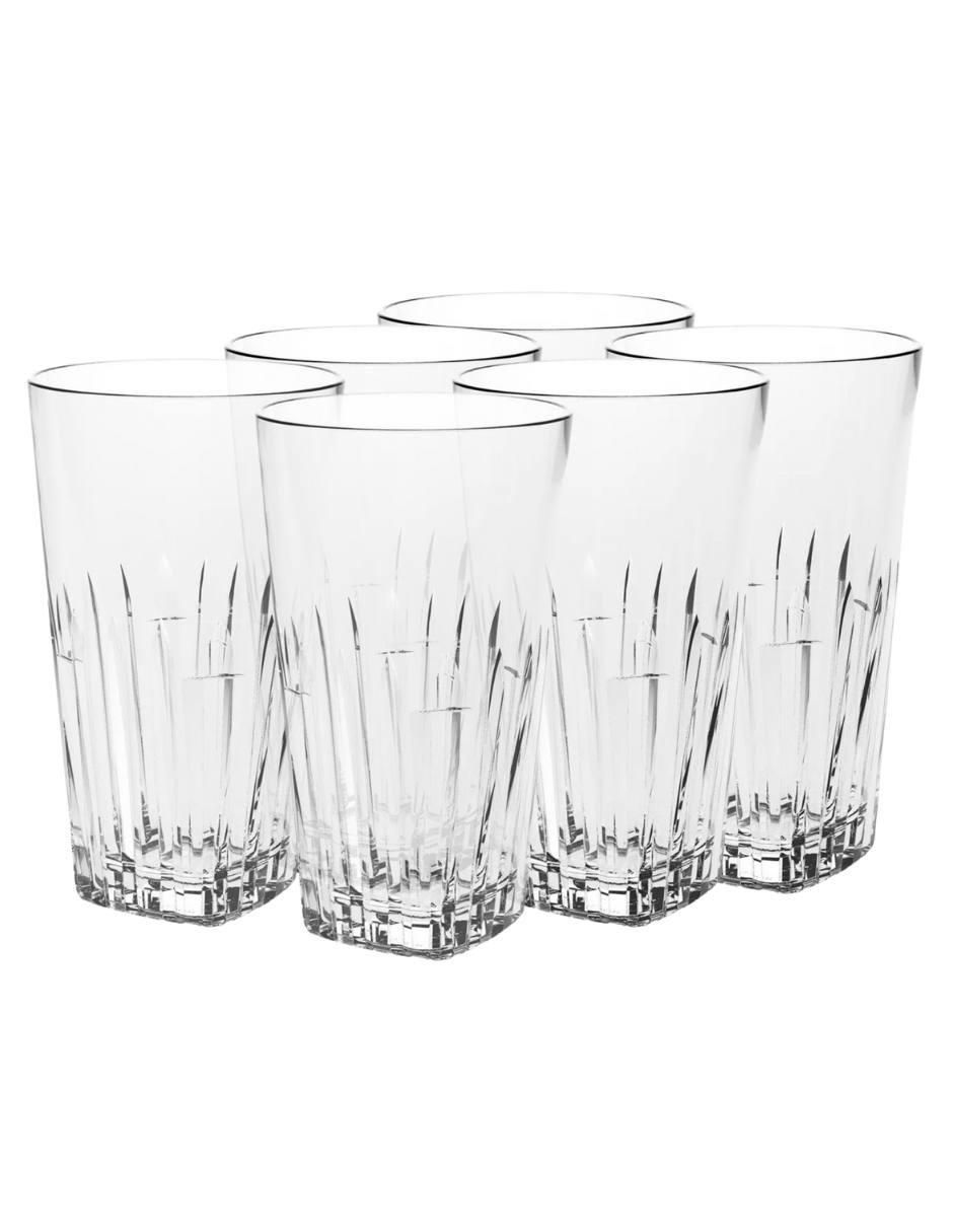 Set de vasos para agua Stepback de vidrio con 6 piezas Set de vasos para agua Stepback de vidrio con 6 piezas