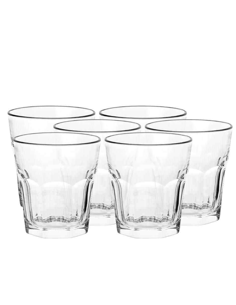 Set de vasos para agua London de vidrio con 6 piezas