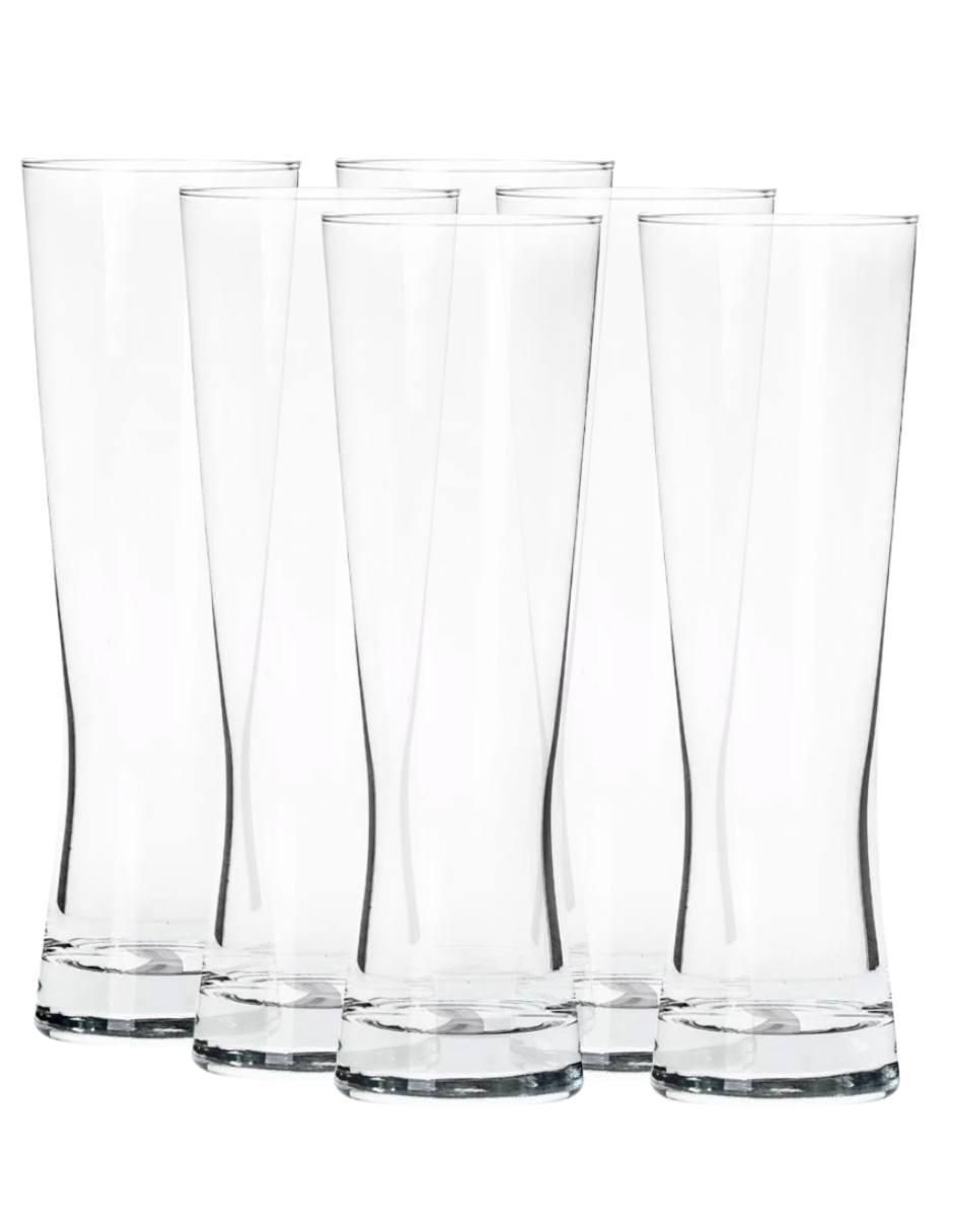 Set de vasos para agua Mónaco de vidrio con 6 piezas Set de vasos para agua Mónaco de vidrio con 6 piezas