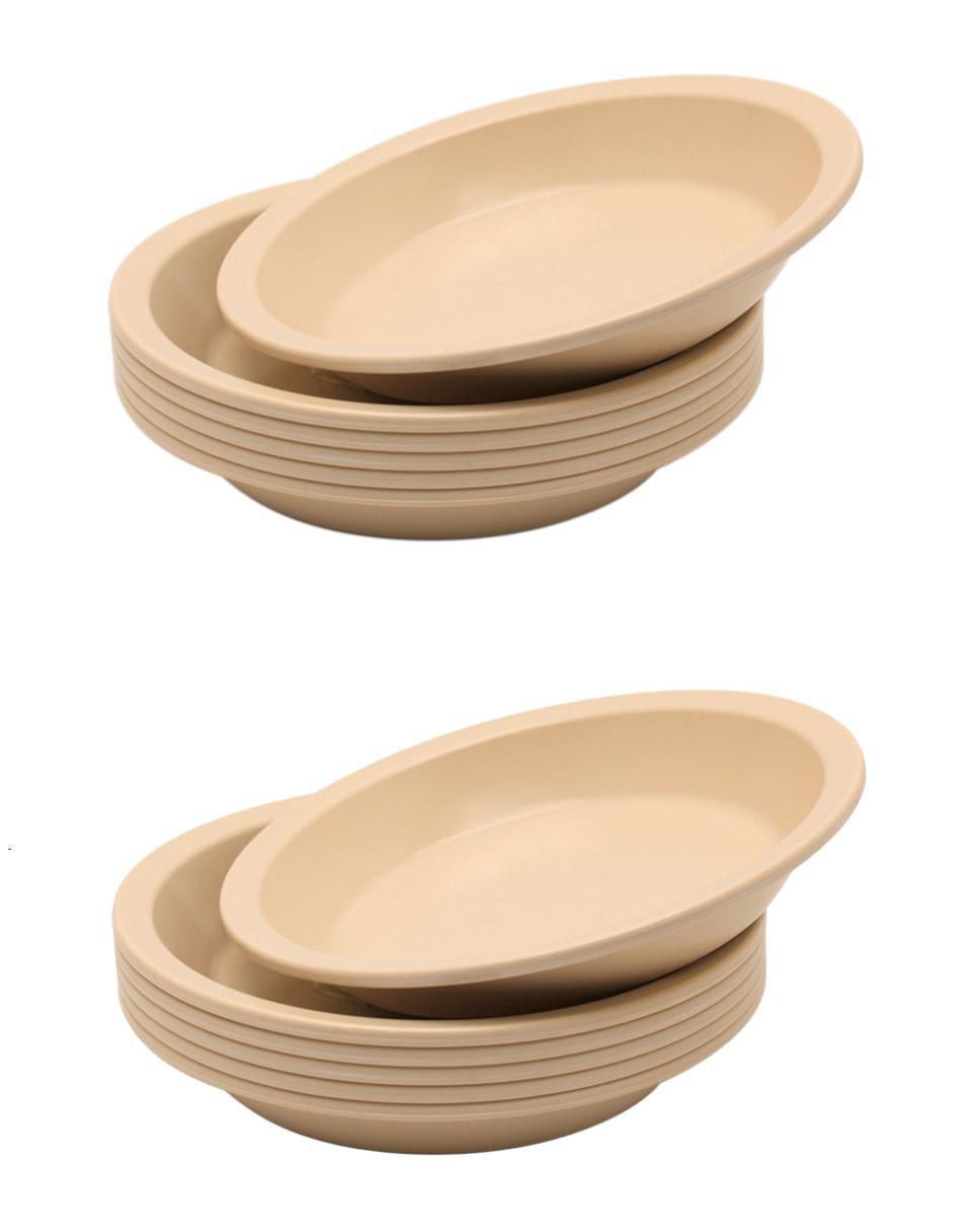 Plato sopa de melamina 12 piezas Plato sopa de melamina 12 piezas