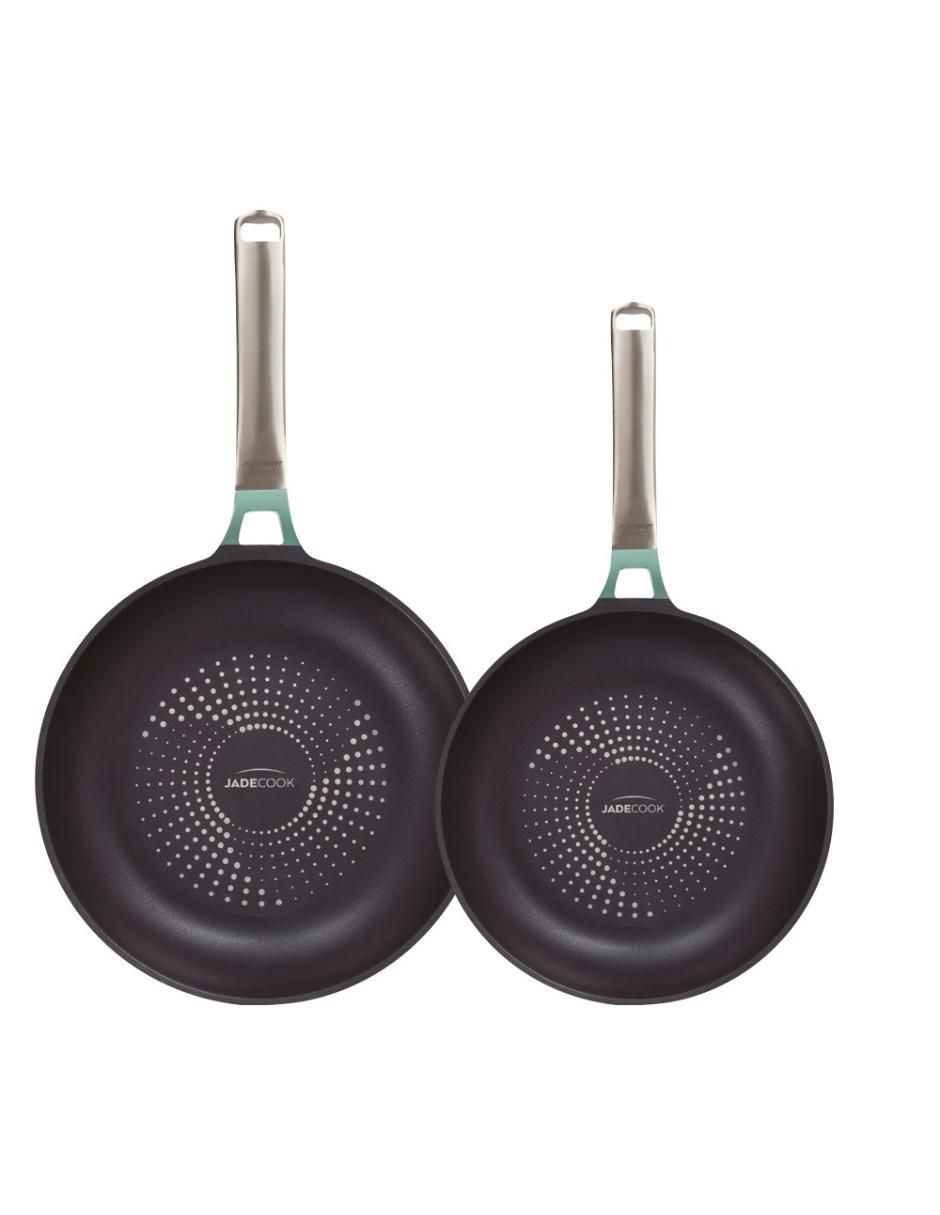 Set de sartenes Jade Pro Series de aluminio anodizado 2 piezas 4