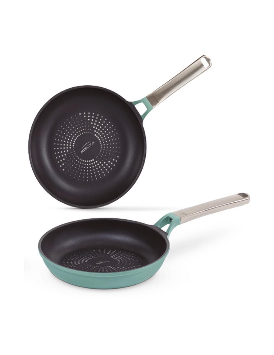 Set de sartenes Jade Pro Series de aluminio anodizado 2 piezas 5