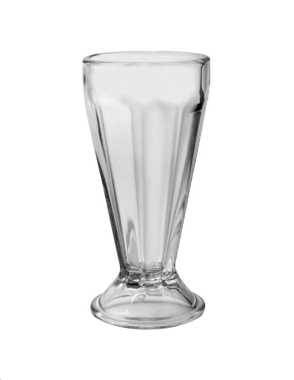 Copa para malteada de vidrio 24 piezas 4