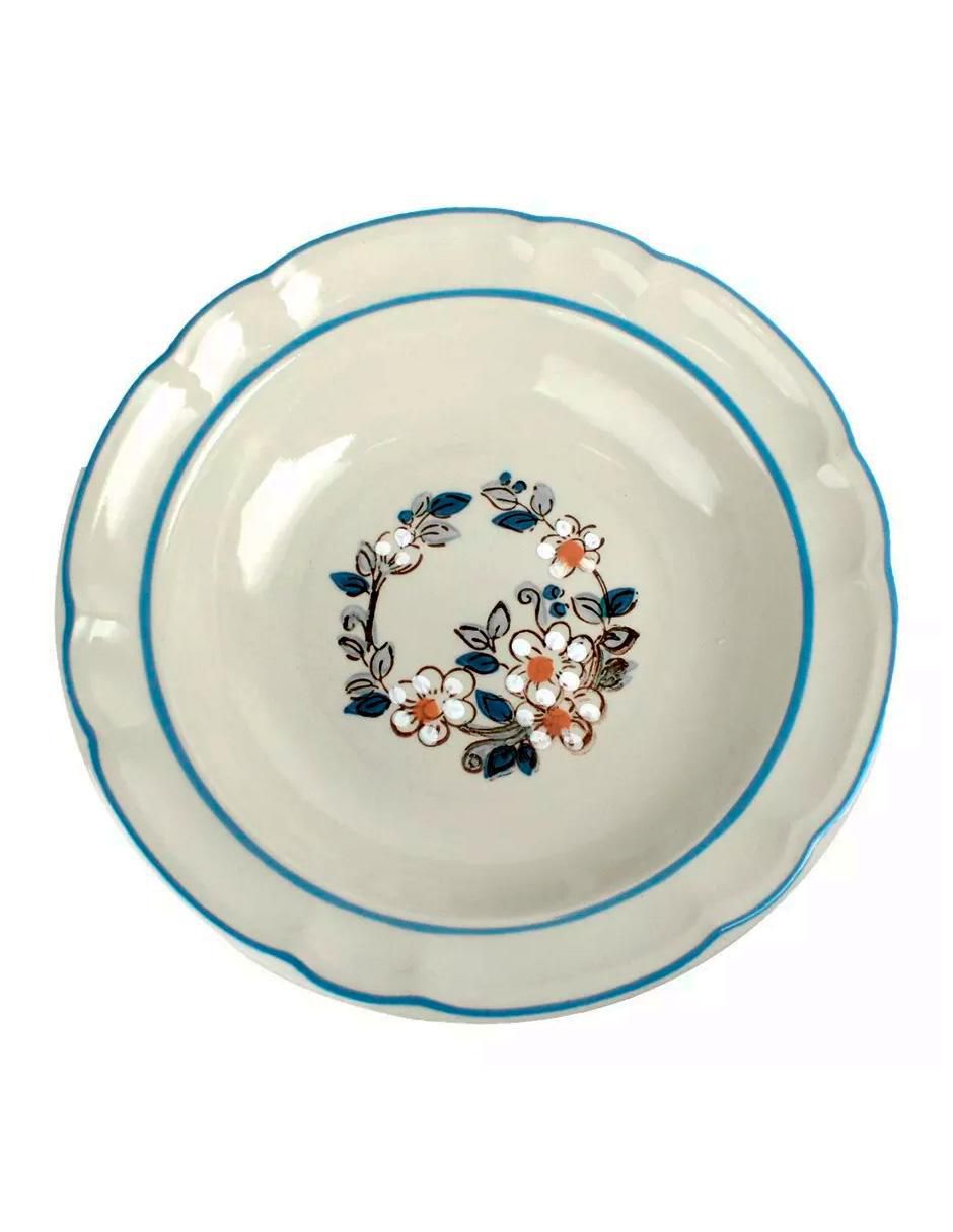 Plato sopa de cerámica 6 piezas 2