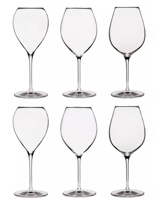 Set de copas para vino Oneida Karen MacNeil Flavor First de vidrio 6 piezas