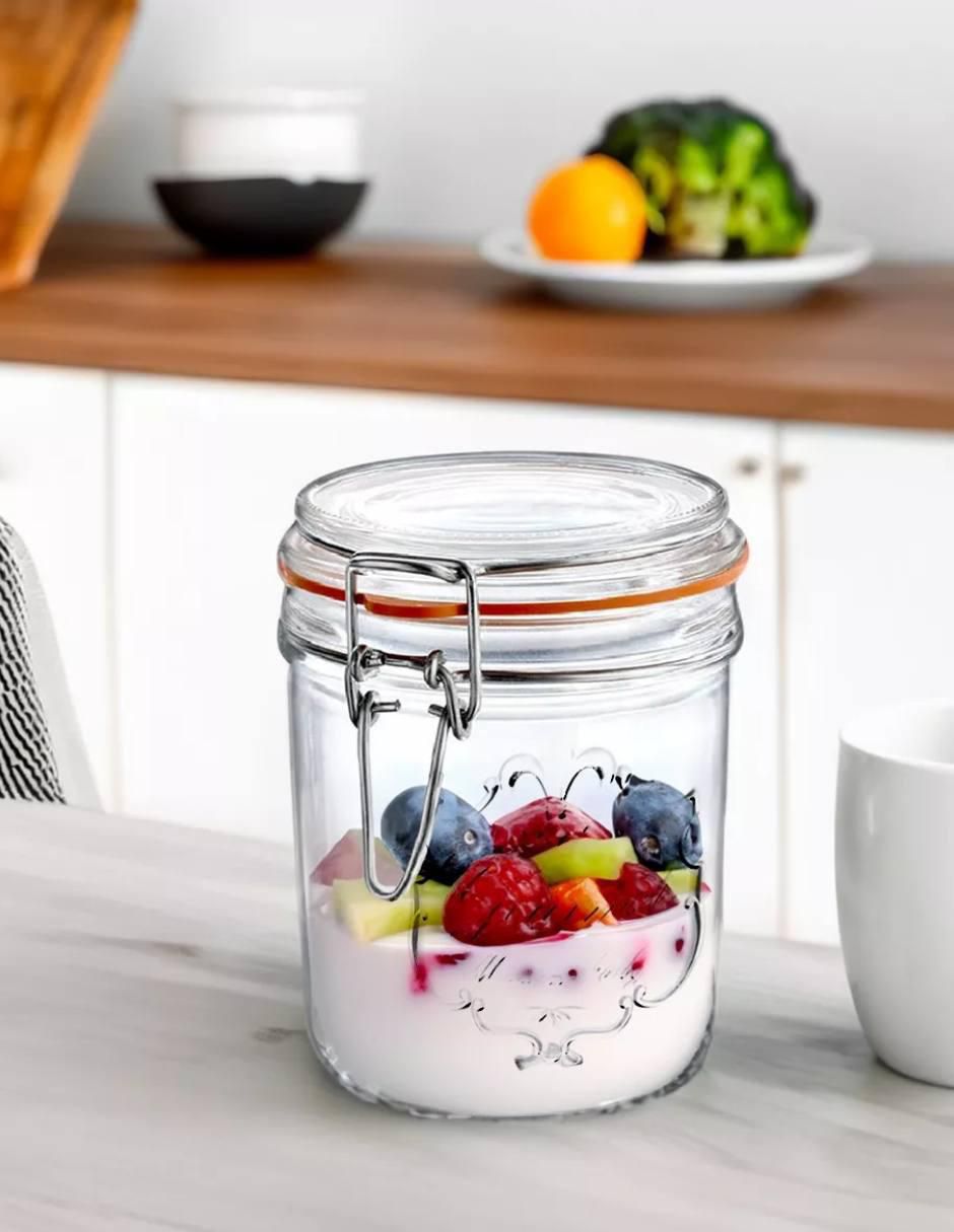 Contenedor terrine gourmet de vidrio 1 pieza 3
