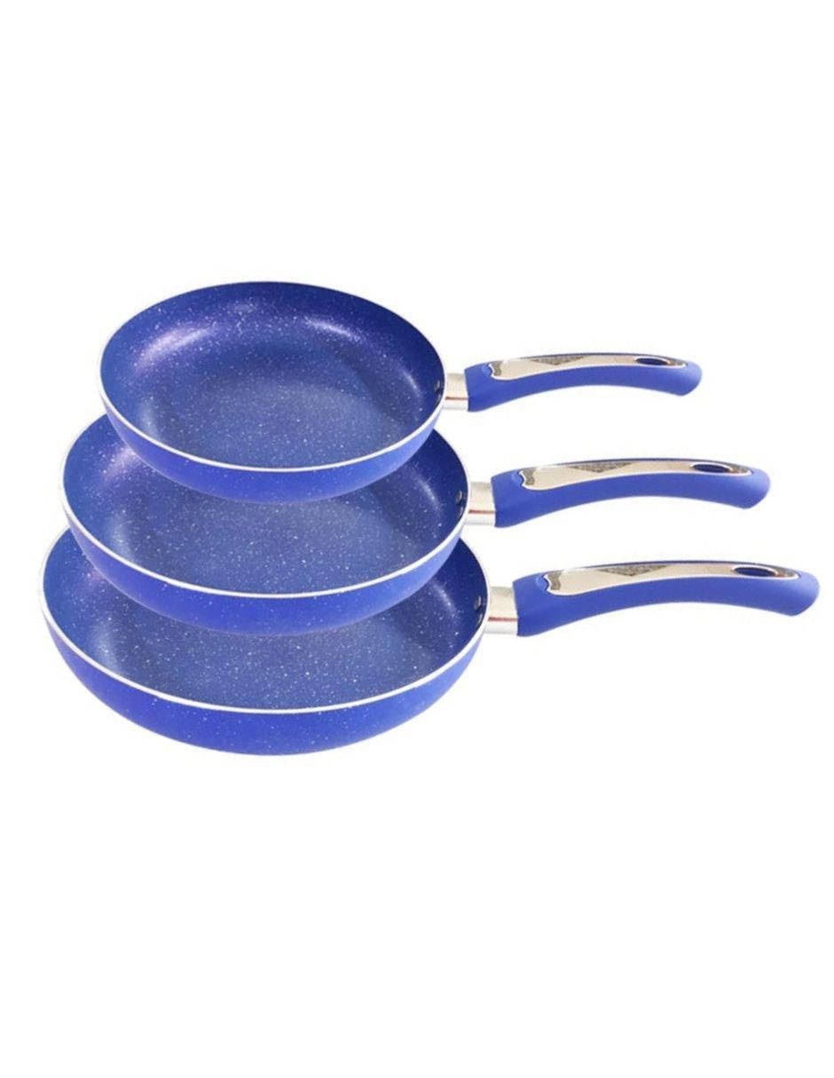 Set de sartenes Cooks Master de aluminio 3 piezas 1