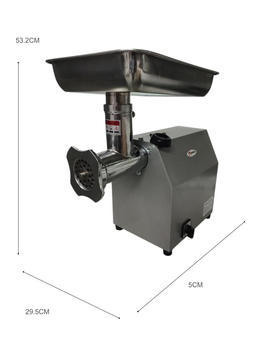 Molino para carne de acero inoxidable 4