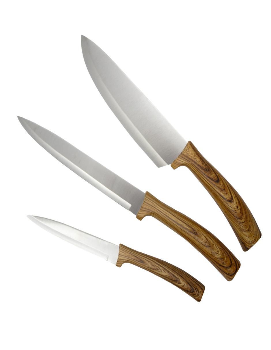 Set de cuchillos utilitario 3 piezas