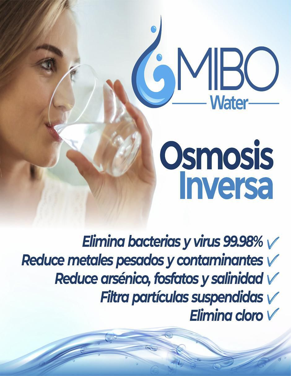 Filtro purificador de agua Mibo Water OI 7 Etapa Mineral Dis