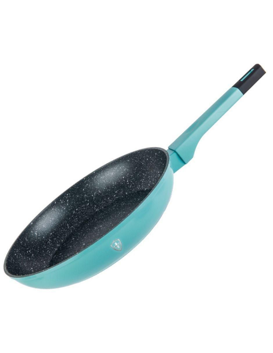 Batería de cocina de aluminio antiadherente minerales naturales 10 piezas 9