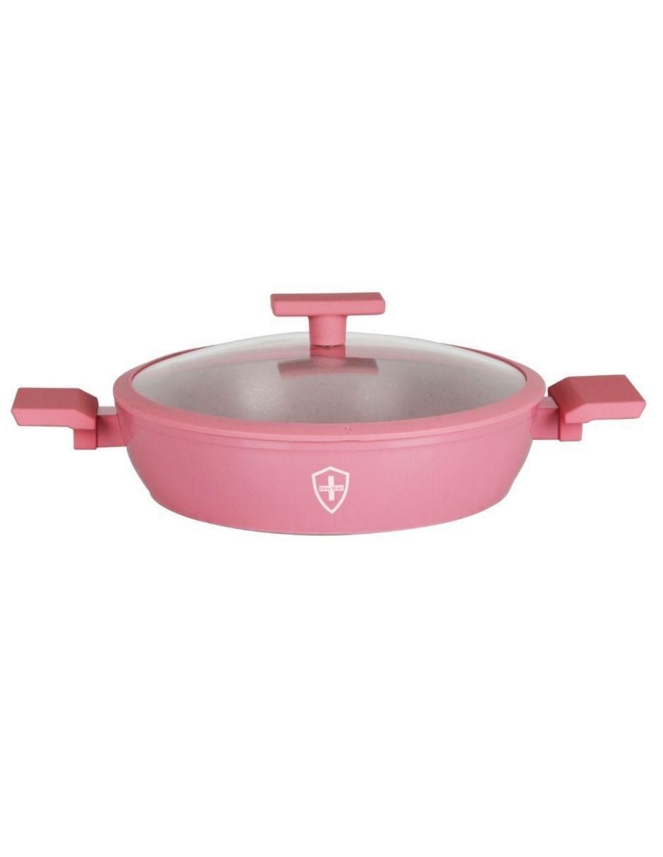 Batería de cocina de aluminio antiadherente minerales naturales 10 piezas 10