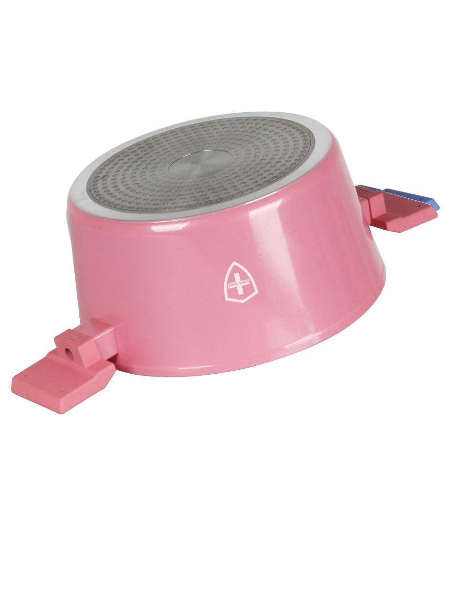 Batería de cocina de aluminio antiadherente minerales naturales 10 piezas 4