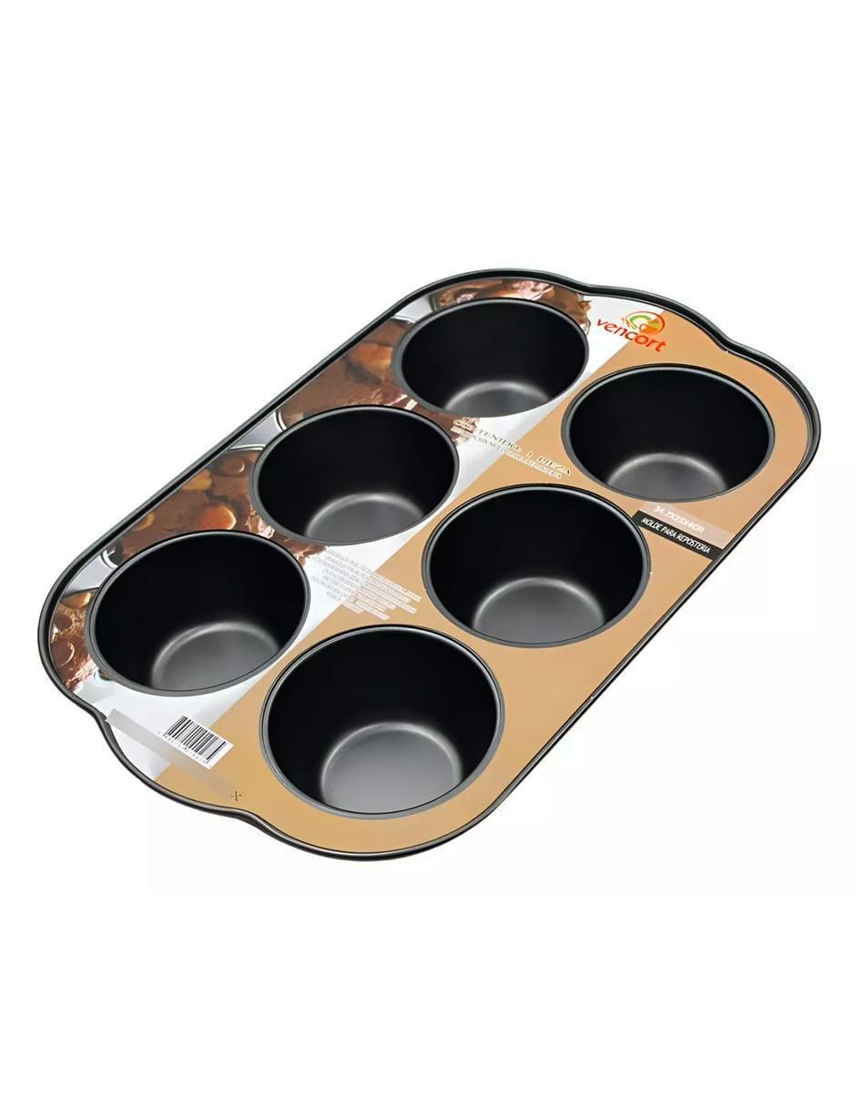 Molde muffin acero rectangular 3