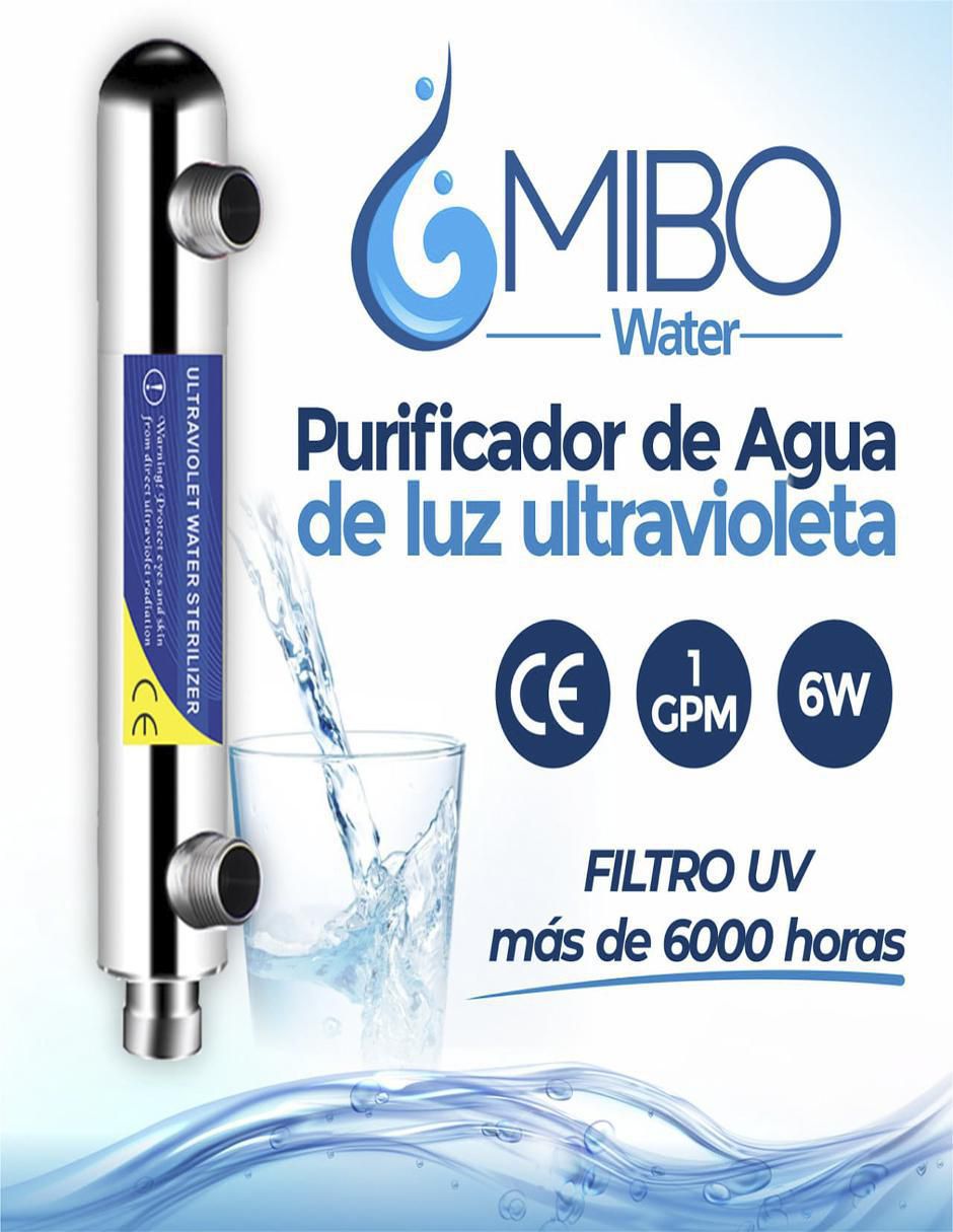 Filtro purificador de agua Mibo Water 7 etapas UV mineral