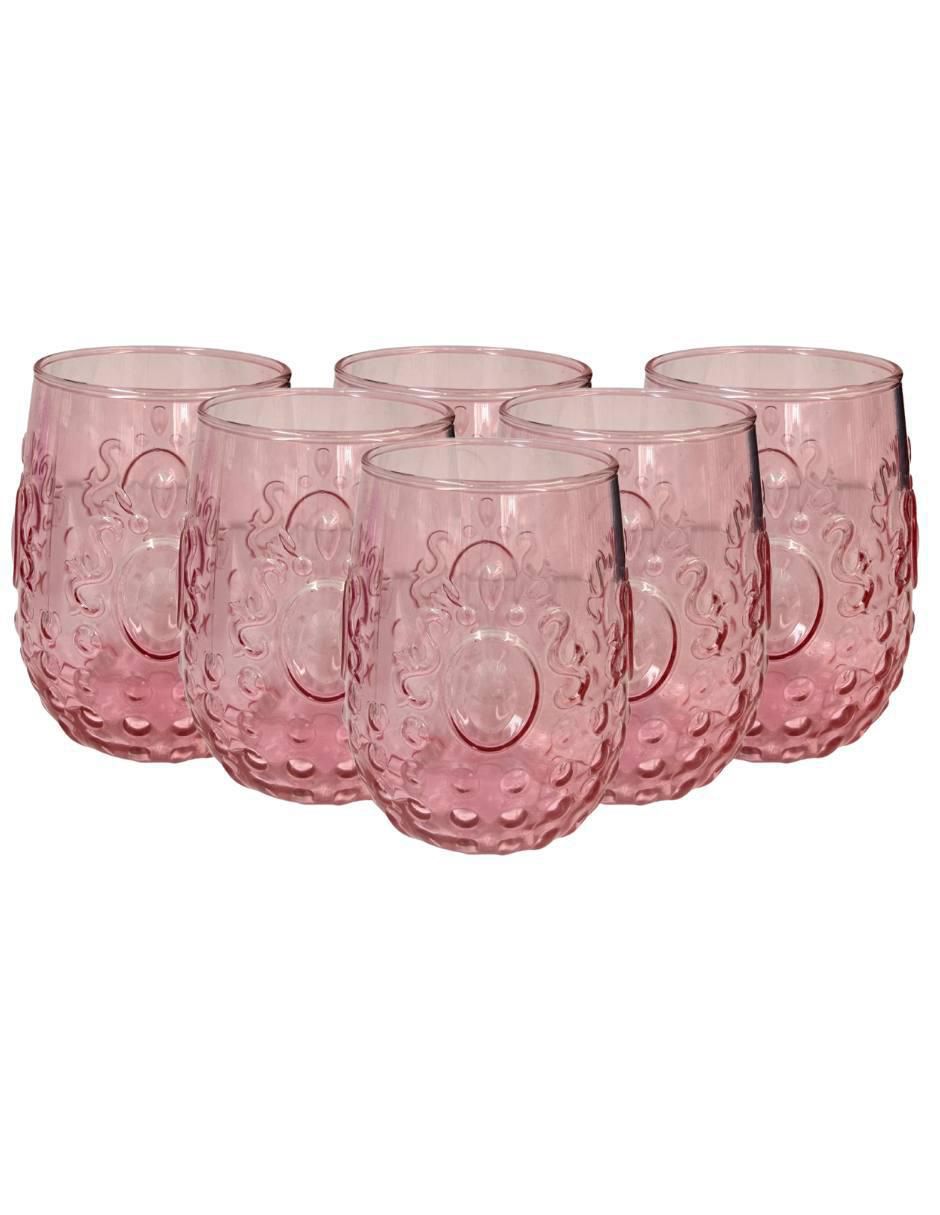 Set de vasos para agua Baroque de vidrio con 6 piezas