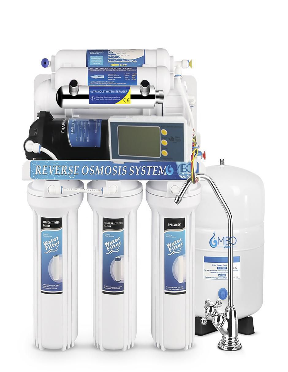Filtro purificador de agua Mibo Water 7 etapas UV alcalino