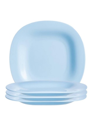 Plato trinche Carine de vidrio 4 piezas