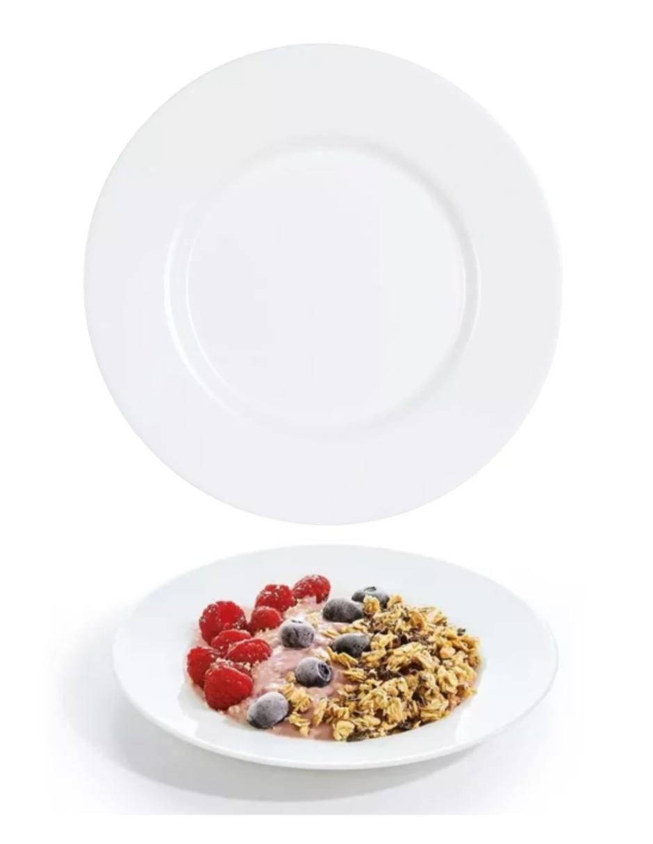 Plato postre Everyday de vidrio 4 piezas 2