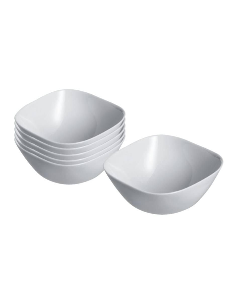 Plato ensalada Luminarc Carine de vidrio 4 piezas