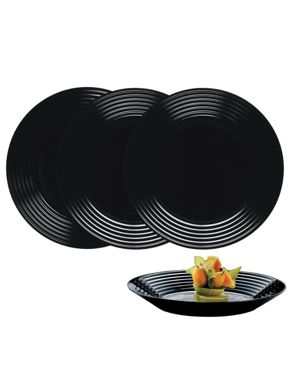 Plato trinche Harena de vidrio 4 piezas 3