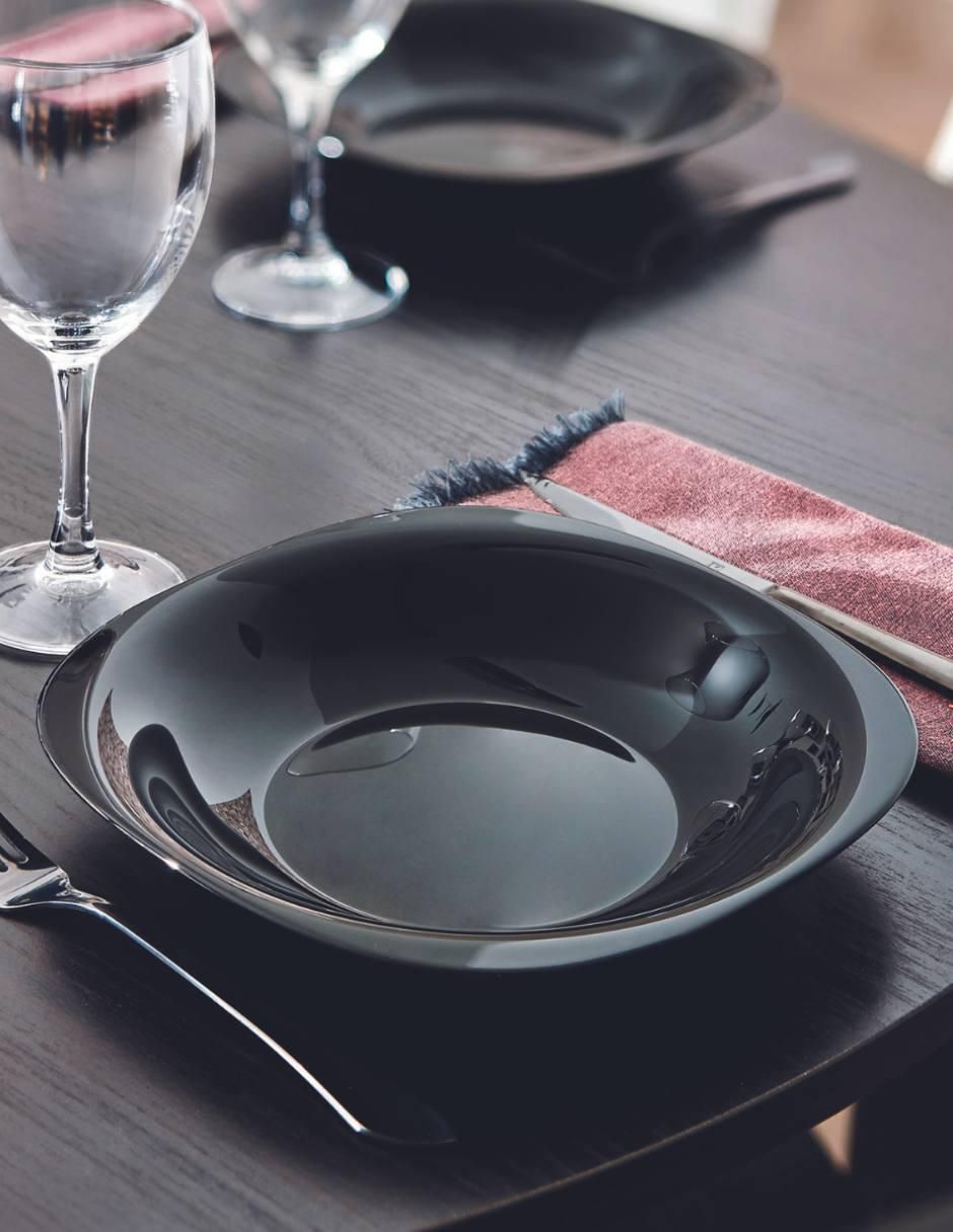 Plato sopa Luminarc Carine de vidrio 4 piezas