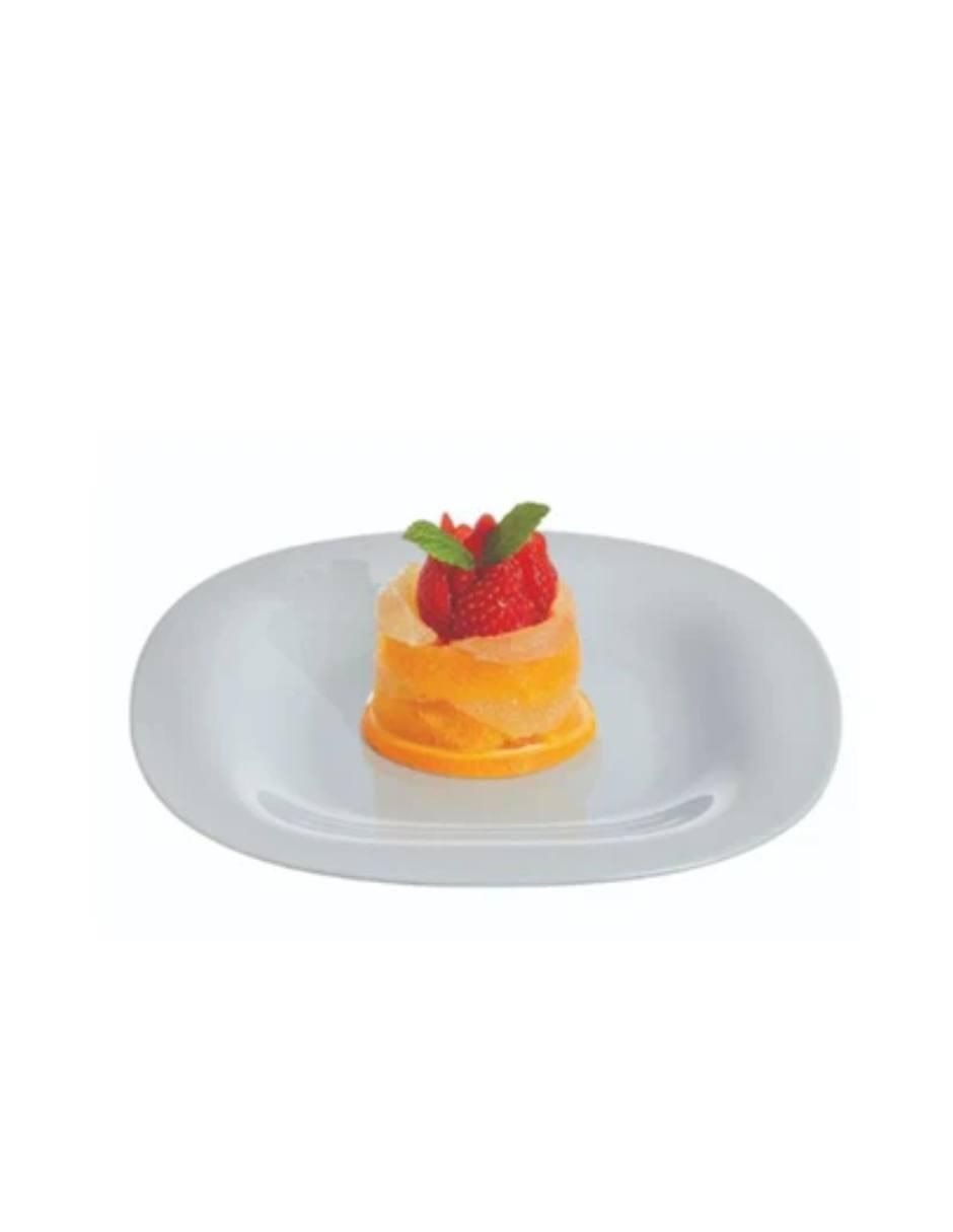 Plato postre Carine de vidrio 4 piezas