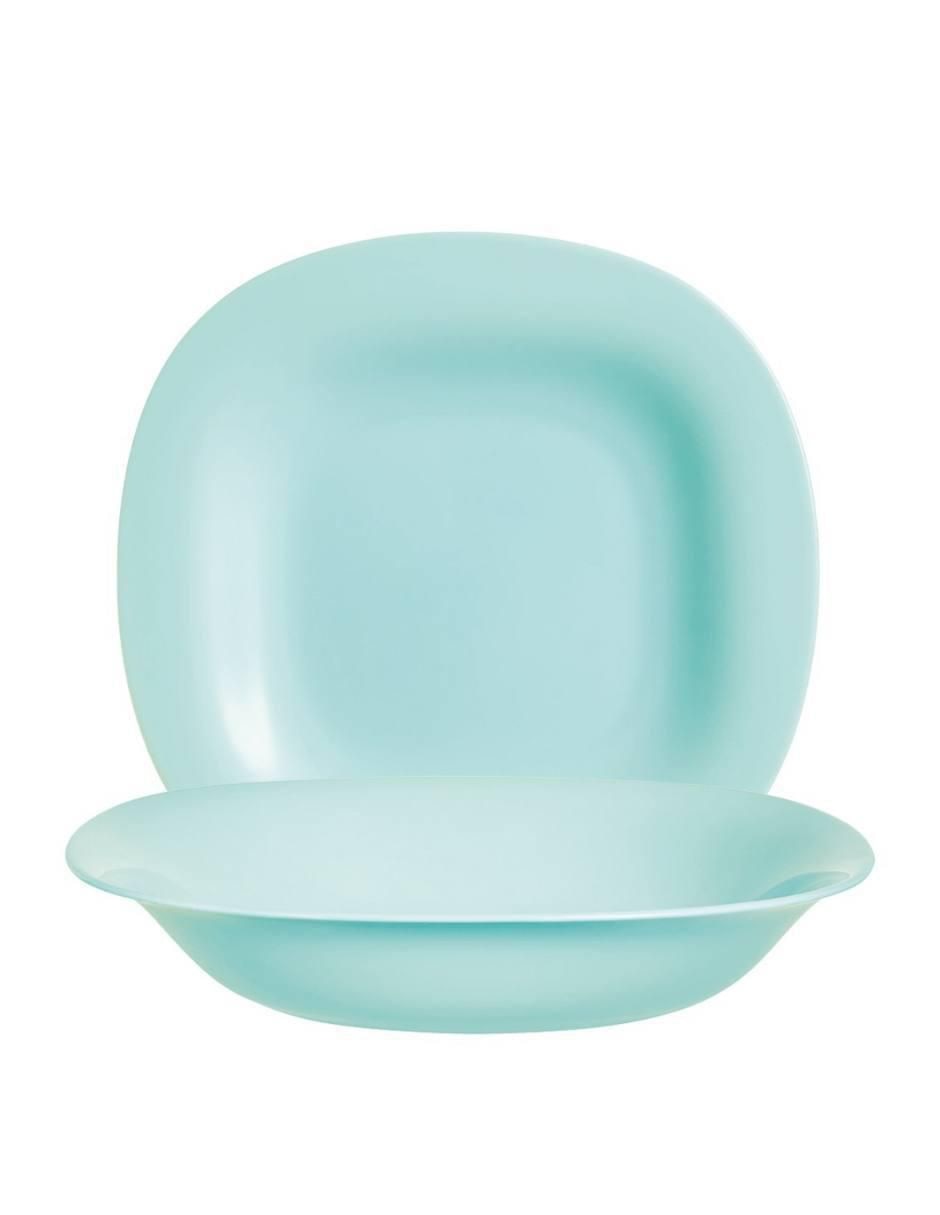Plato sopa Luminarc Carine de vidrio 4 piezas